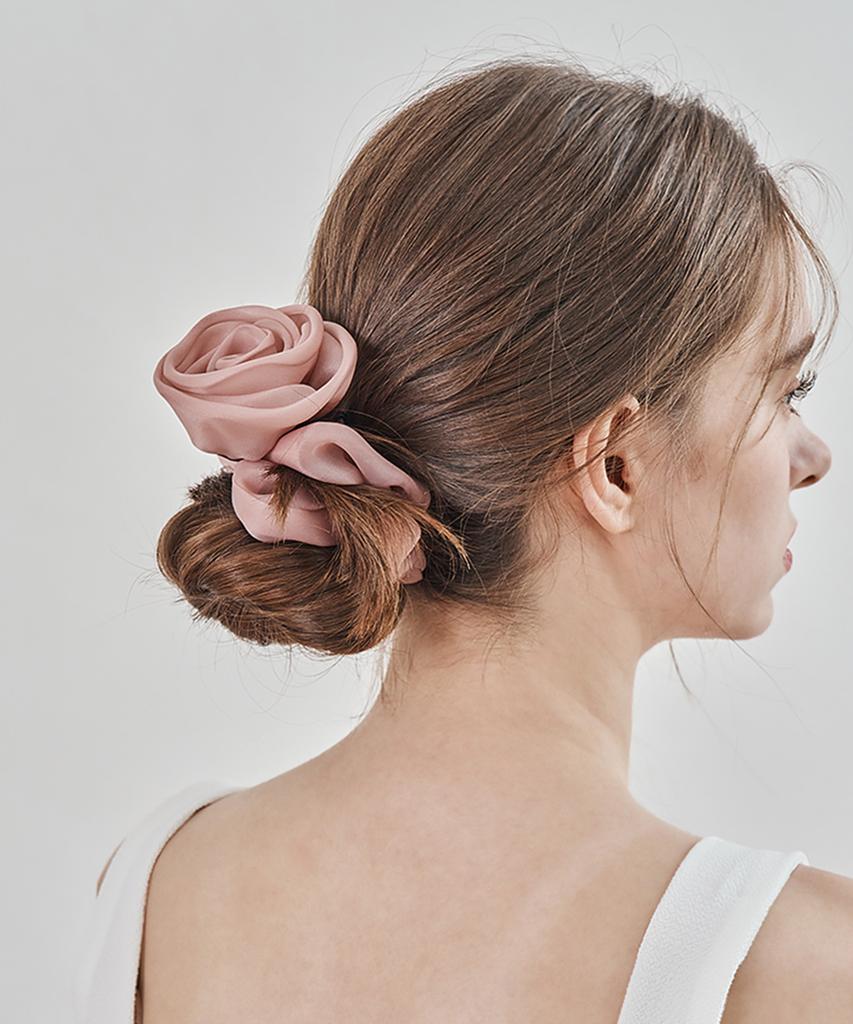 Ellejewelry Lovely Rose Hair Scrunchie Elsc012