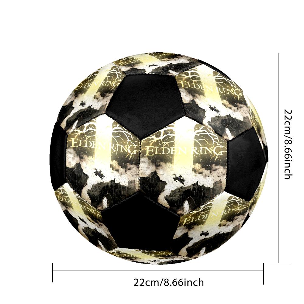 Elden Ring Indoor Soccer Ball Colorful Machine Stitched PVC Size 5 Team Training Competition Ready Durable High-Bounce Cool Sports Gift