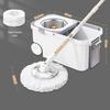 Household Spin Mop with Wheels and Thickened Bucket