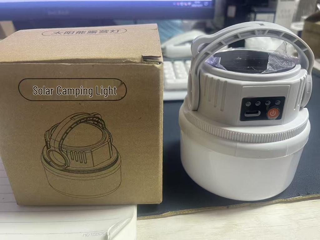 Solar Camping Emergency Light - Outdoor Tent, Street Stall & Power Outage Solution