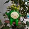 E-commerce Cute Orange Flower Pot Garden Decoration Pendant Flower Pot Decoration Holiday Decoration