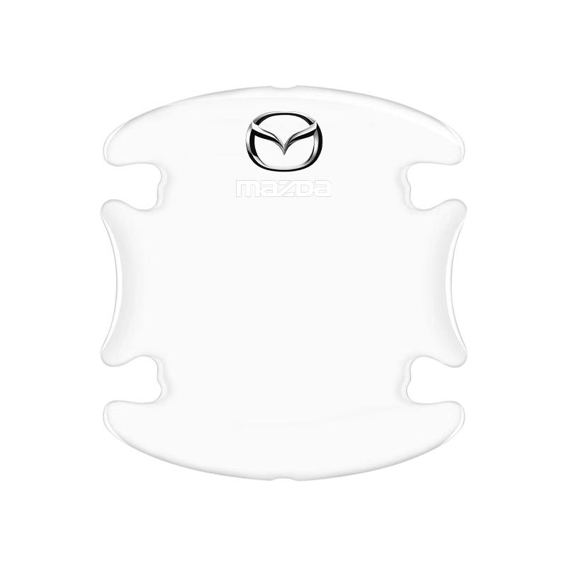 4 Pezzi Pellicola Protettiva Decorativa Adesiva Trasparente per Maniglia Porta Auto per Mazda 3 6 CX5 2 CX3 CX9 MX5 RX8 Axela Demio MS CX5 2 Axela Demio Atenza MS GJI