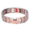 Titanium Steel Magnet Bracelet Men Women Pain Relief Magnetic Therapy Bracelet Jewelry Gift (Bronze)