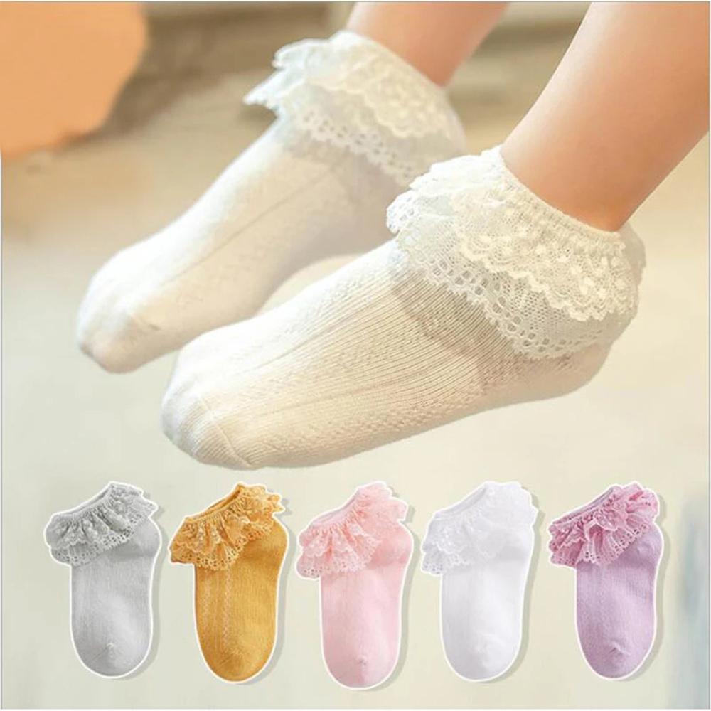 Buy New Cute Toddler Princess Newborn Baby Girl Ankle Sock Double Lace