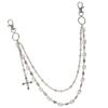 Modern Pants Chain Imitation Pearls Chain Belt with Pendant Suitable for Adding a Touch of Elegances To Your Party