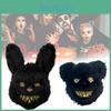 Adorable Black Bear Mask For Halloween Party And Easter Stylish Costume Accessory