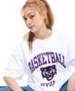 STUFF Tiger Loose Fit Heavy Short Sleeve Tee White