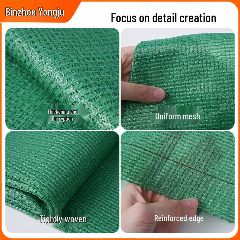 Thickened Dustproof & Windproof Green Net for Construction Sites