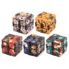 New Strange Decompression Toy Uv Print Infinite Rubik'S Cube Halloween Theme Folding And Flipping Rubik'S Cube Fingertips Rubik'S Cube
