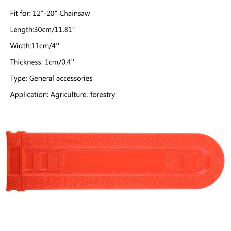 Chain Saw Bar Protective Cover Effective Plastic Durable Scabbard Guard Blade Cover Universal Chainsaw Bar Cover