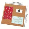 30cm/11.8in Square Frameless Cork Board Self-Adhesive Decorative Photo Wall Display Notice Pin Board for Home Office Decor