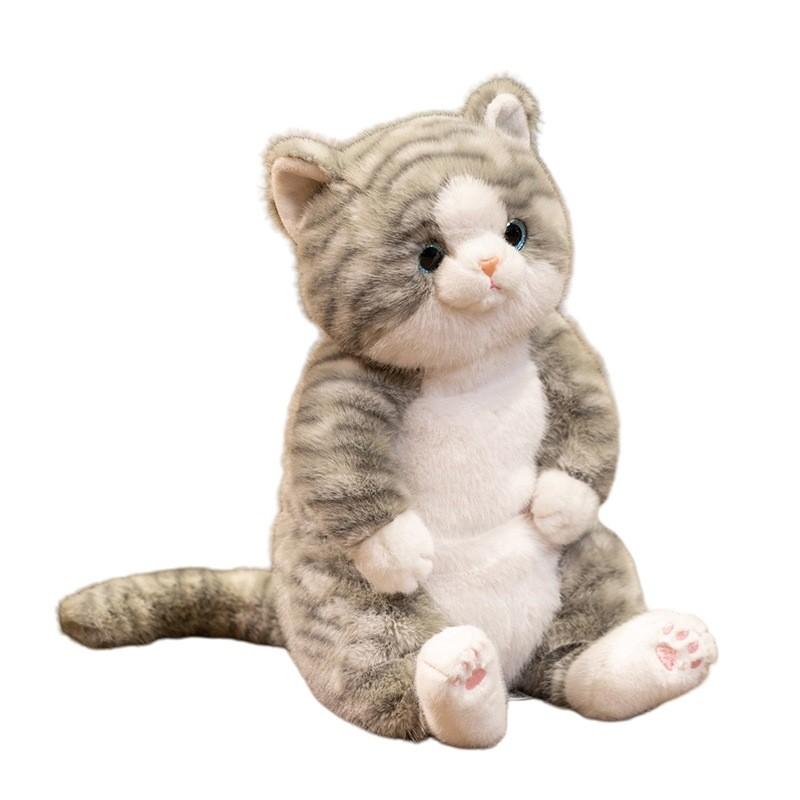 Stuffed Cat Simulation Doll Animal Cartoon Plush Toys Decoration Gifts Kids