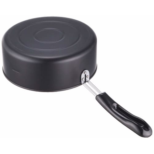 Pearl Metal 20cm One-Handed Tempura Pan with Thermometer, Induction Compatible, Iron, Deep Fryer, Age Cook HB-1372