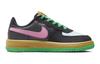 Nike Air Force 1 LV8 2 EasyOn Résistant à l'abrasion Basse Top Chaussures de Skateboard Noir Bleu Enfant FN0410-001