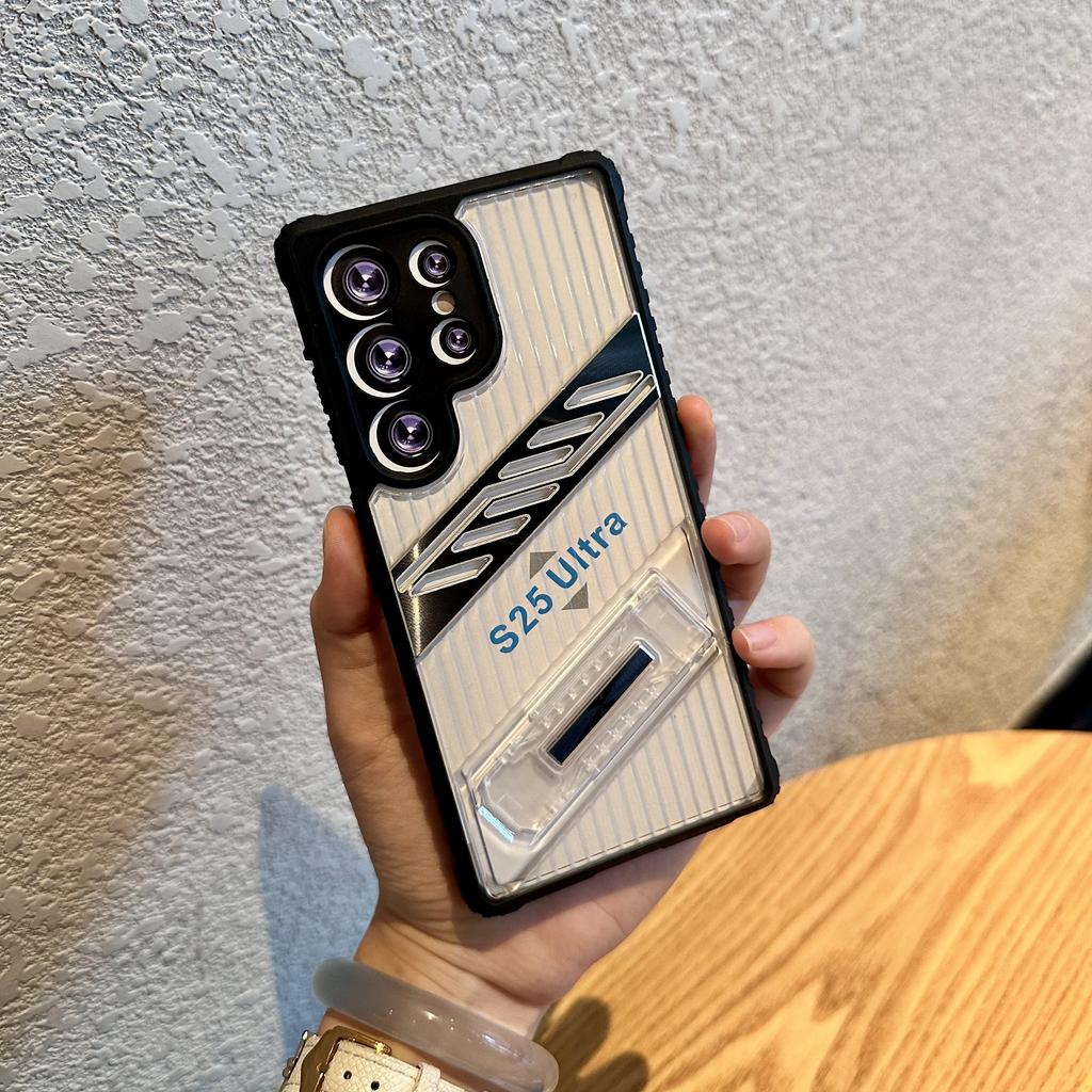 Armor Shockproof Phone Case For Samsung S25 Edge S24 S23 Plus S22 Ultra S21 S20 FE A56 A36 A26 A16 A06 A55 A35 With Holder Cover
