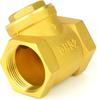 1 Inch BSPP Swing Check Valve Prevent Water Backflow Golden DN25/15/20/32/40/50 Brass Meter with Single Acting Drain Baffle