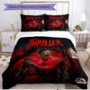 3pcs Duvet Cover Set (1*Duvet Cover + 2*Pillowcase, Without Core), Michael Jackson Print Soft All‑Season Bedding Set, Home Bedroom Decor Gift