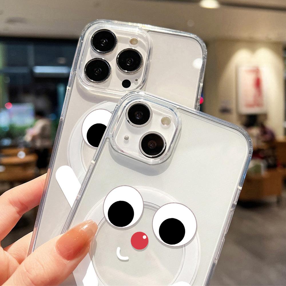 Magnetic Phone Case for iPhone 12 14 16 17 Pro 17 16 15 14 13 12 Pro Max  12 13 14 15  16 High Quality Shockproof Shell Full Protection Cute Style