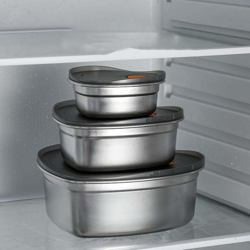 Hjerteformet matboks Bento-boks Forseglet Lekkasjesikker 304 Rustfritt Stål Matbeholdere Med Plast