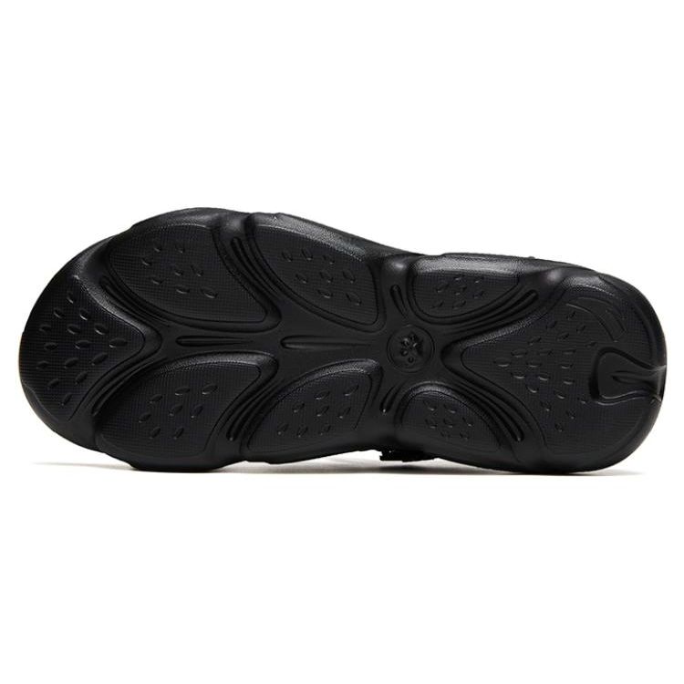 ANTA Women Chunky Platform Sandals Black White 922326965-1