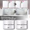 30/100g Fliesenreparaturmittel AB-Kleber Keramikreparaturkleber Marmorbodenfliese Toilettenwaschbecken Reparaturkleber Rissreparatur Dichtungskleber