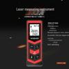 3-in-1 Mini Laser Rangefinder with Cross Laser Level & Metal Shell