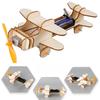 New 1 Set Wood Puzzle Games DIY Airplane Science Toys Children Educational STEM Kits Technologia Experimental Tool School Supply