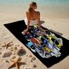 Beweis Strandtuch mit einem Astro Bot Muster - weich, saugfähig, schnelltrocknend, maschinenwaschbar - perfekt zum Schwimmen, Camping, Baden