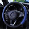 Anti Slip Auto Decoration Pu Leather Steering Covers Car-Styling Universal Car Steering Wheel Cover 37-38Cm Diameter