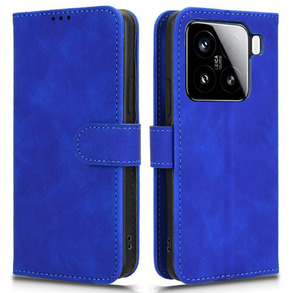 For Xiaomi 15 Pro Leather Case Skin-Feel Anti-Drop Wallet Flip Phone Cover