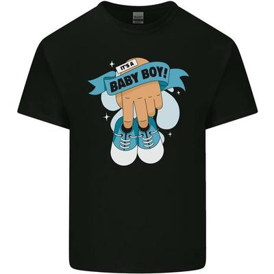 A Baby Junge Geschlecht Offenbaren Taufe Schwangerschaft Herren Hell Baumwolle T T Shirt