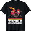 Tie Dye Drummer Fist Drumsticks Musical Instrument Drums T-Shirt