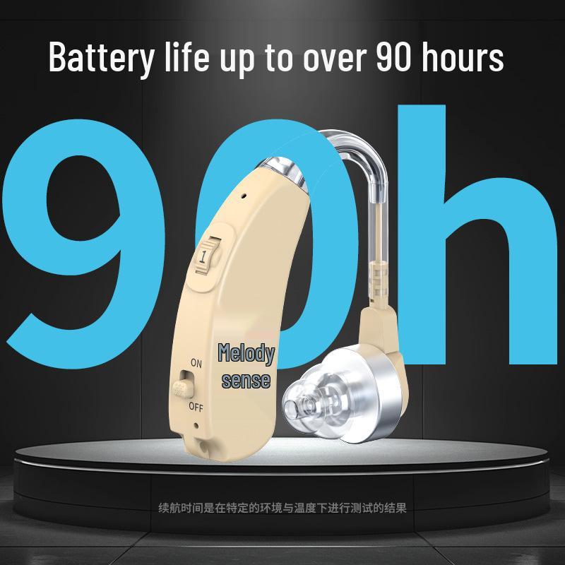 Smart Noise-Canceling Rechargeable Hearing Aid for Seniors
