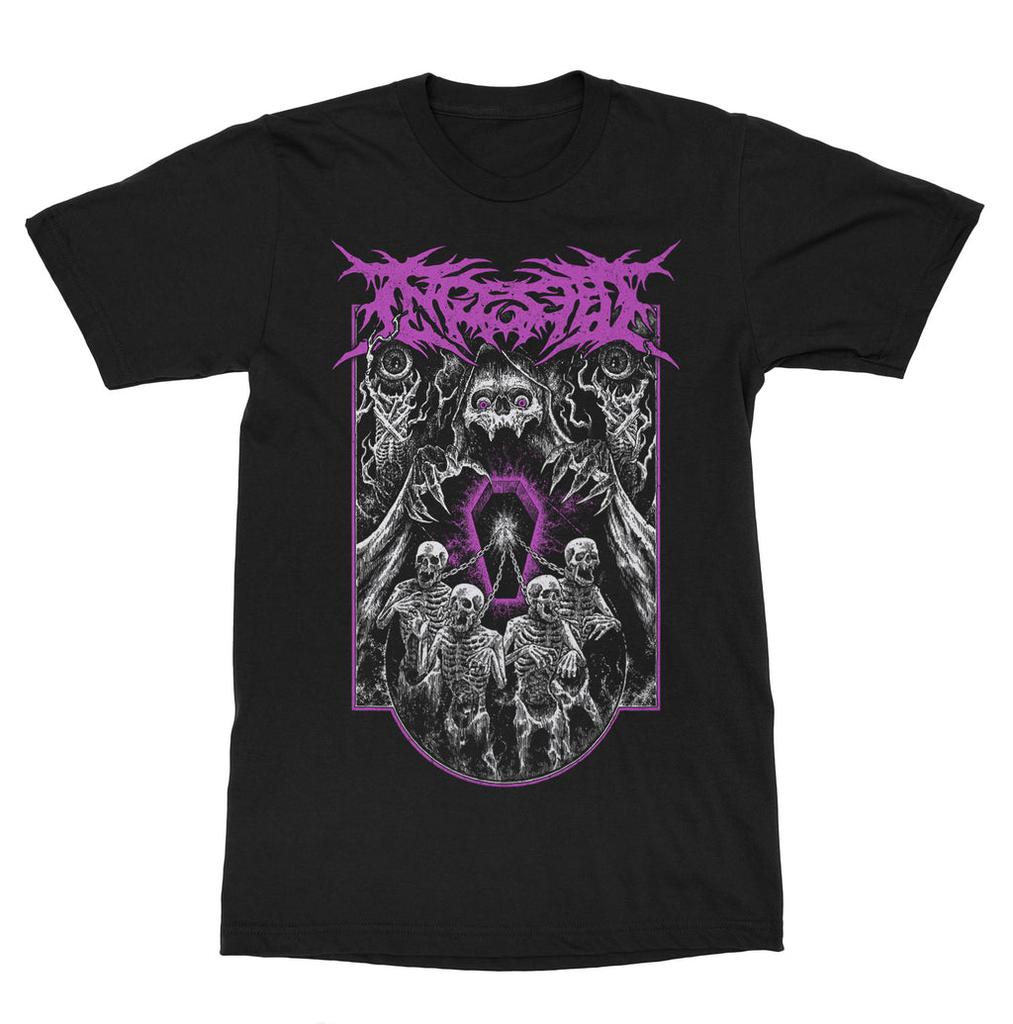 ZX Pop INGESTED Band Graphic Cotton Tshirt Unisex Summer Short Sleeve Fashion Brand Tee Luxury Casual Vintage Retro Top
