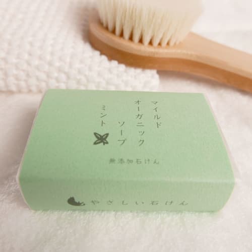 Gentle Soap Mild Organic Soap Mint No Additives, Colorants, or Fragrances