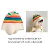 Baby Winter Knitted Hat Girls Boys Ear Flaps Hat Windproof Ear Muffs Bonnet Outdoor Headwear Toddler Fashion Headdress