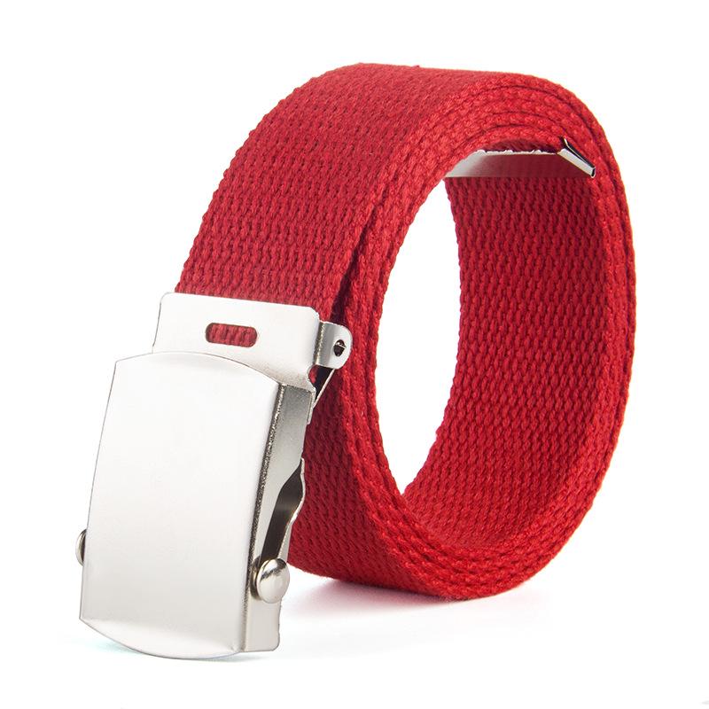 fashion men/women canvas belts luxury design high quality Children Boys and girls Outdoor Training Jeans Belt Waistband 80-130cm