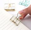 10 grid photos, wall decoration photo clip, simple metal hollow clip, colored long tail note clip, ticket clip