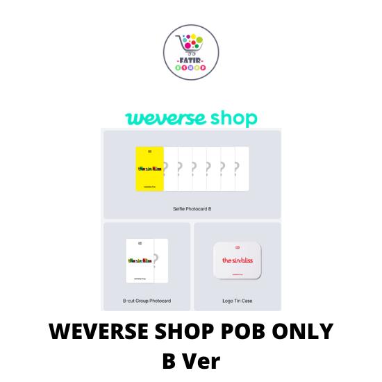 B Ver WEVERSE SHOP Только официальная фотокарточка POB Альбом ENHYPEN THE SIN BLISS Random Ver