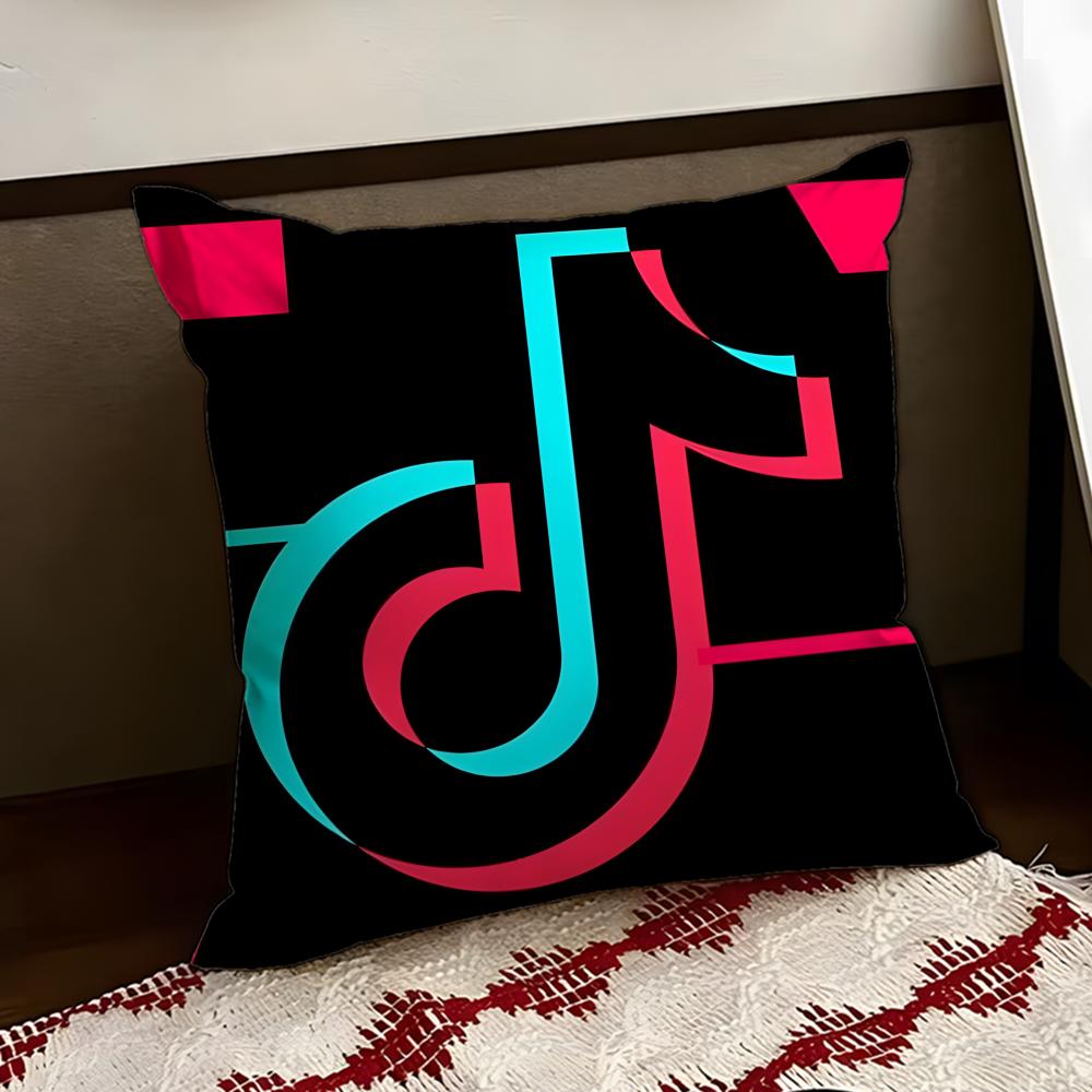 TTikTokK Cushion Cover Reversible Soft Durable Pillow Cover Home Car MultiScene Use for Daily Comfort