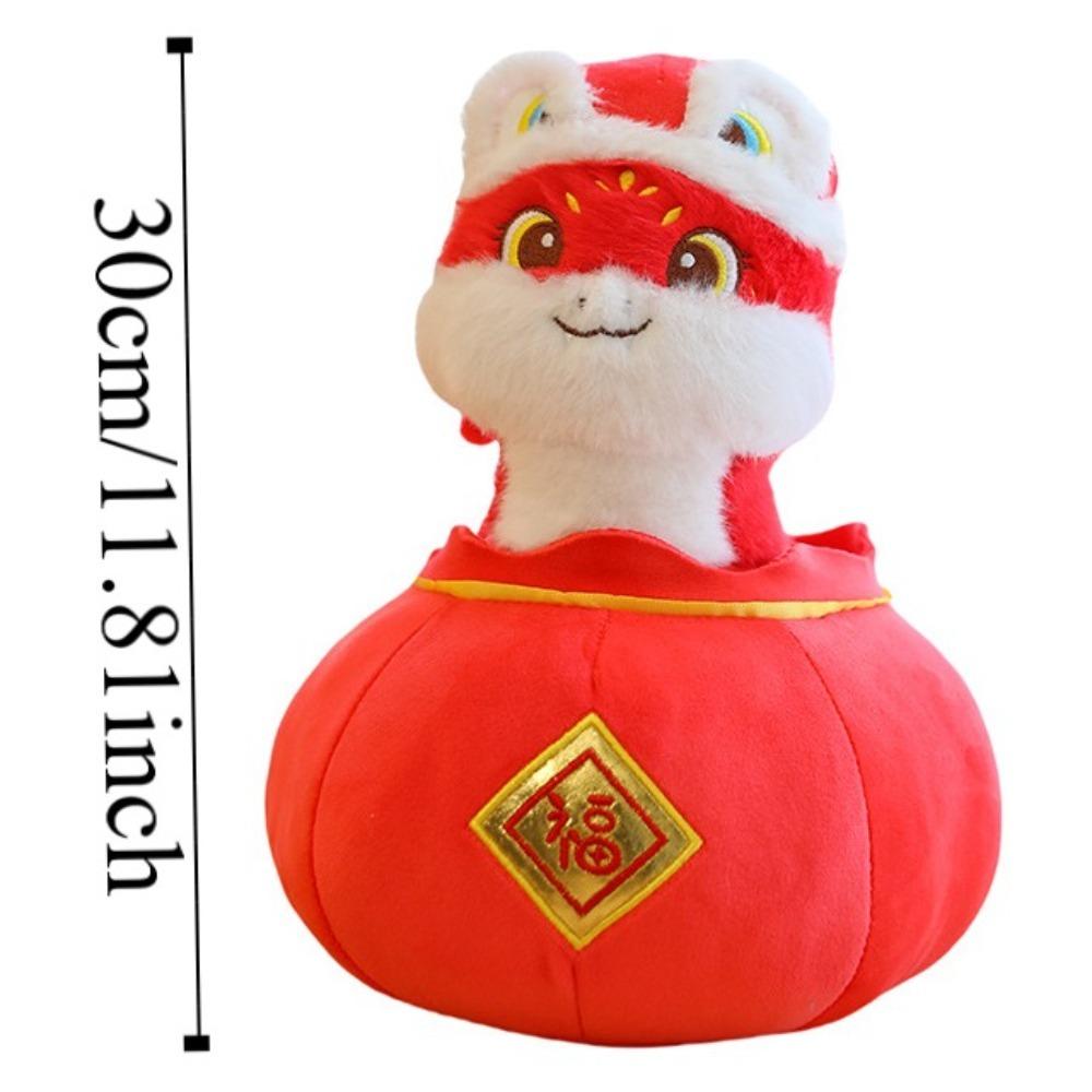 Long Tail Snake Year Plush Toy Big Eyes Lucky Snake Doll Plushies New Year Gifts