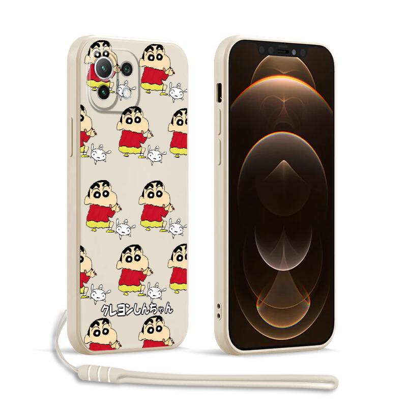 

Crayon Cartoon Shin-chan Phone Cover Case for Xiaomi Redmi 13C 12C K40 14C K60 10 A3x A2 A1 9 8 Redmi 8