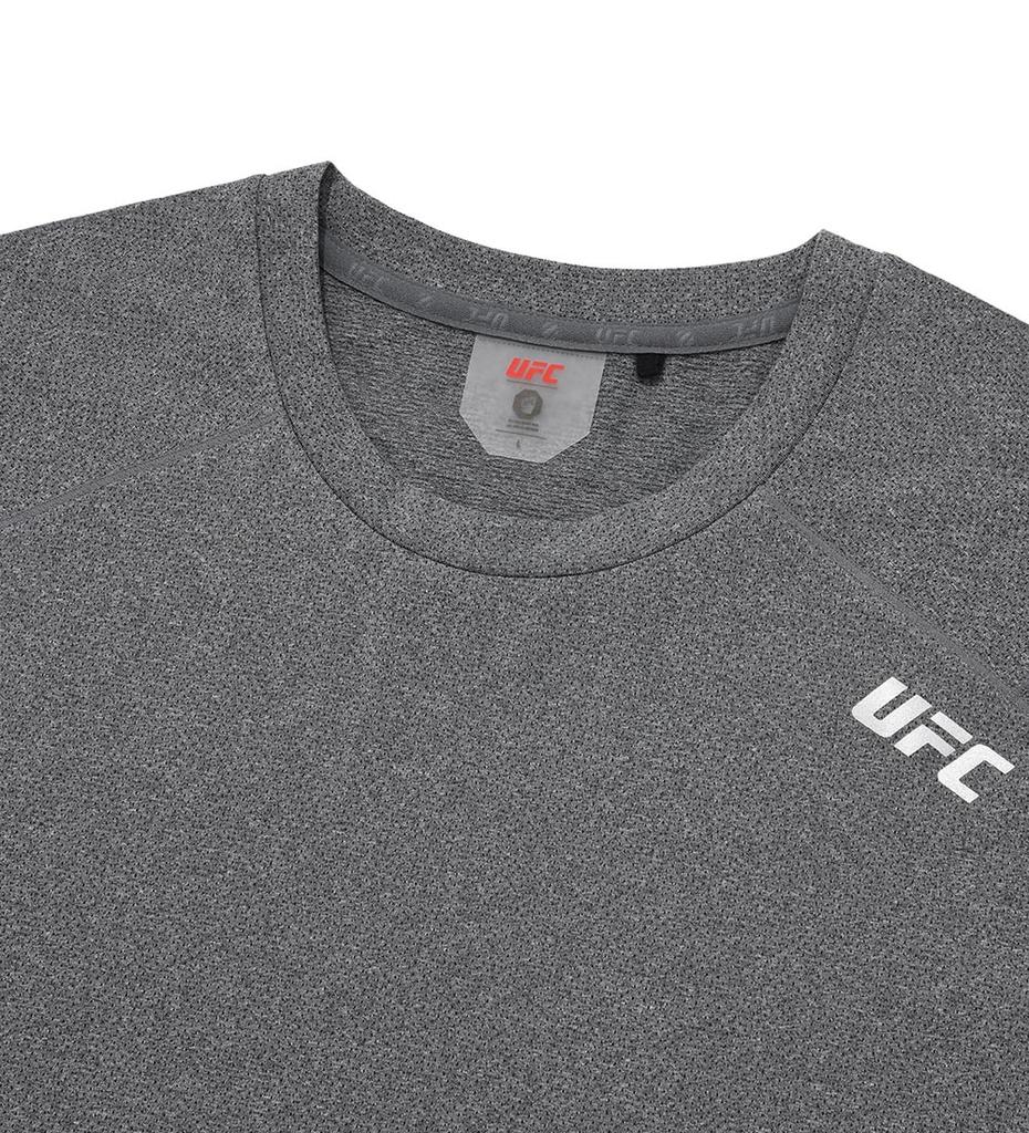 UFC SPORT Ufc Essentials Mesh Regular Fit Short Sleeve T-Shirt Black U4Ssv2147Bk