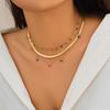 Layered Chain with Colorful Crystal Choker Necklace for Women Trendy Wedding Jewelry on the Neck 2026 Fashion Accessories Female