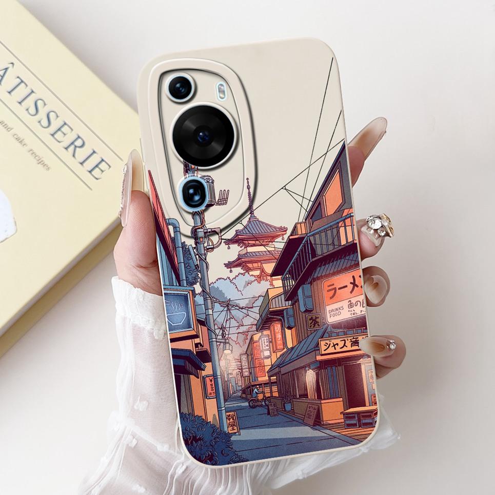 Cover For Huawei P60 Pro P60Art Case TPU 2024 Fashion Luxury Soft Silicone Phone Case For Huawei P60 Camera Protection Bumper