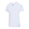 Jordan Gfxas W J Ss Slim Letter Round Neck Comfortable Short Sleeve Regular T-Shirt Women T-Shirts White IB7029-100