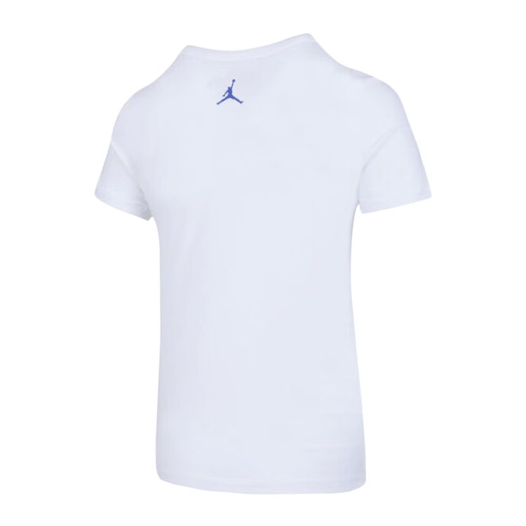 Jordan Gfxas W J Ss Slim Letter Round Neck Comfortable Short Sleeve Regular T-Shirt Women T-Shirts White IB7029-100