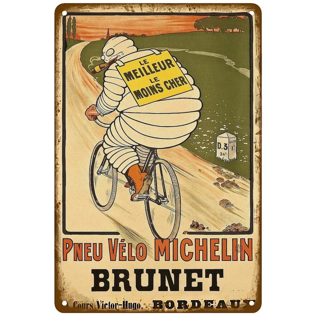 Tire Garage Shop Plaque Metal Tin Signs Wall Decoration Vintage Art Posters Iron Painting for Man Cave Home Cafe Garden Club Bar