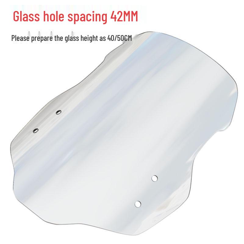 Compatible Windshield for Haojue DKS, Suzuki, Honda, CB400F, GL, and Other Motorcycles.