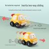 Hubao Inertia Toy Car for Kids 1-3: Cartoon Engineering Vehicle for Boys & Girls